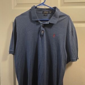 Polo by Ralph Lauren Men's Blue Polo Shirt